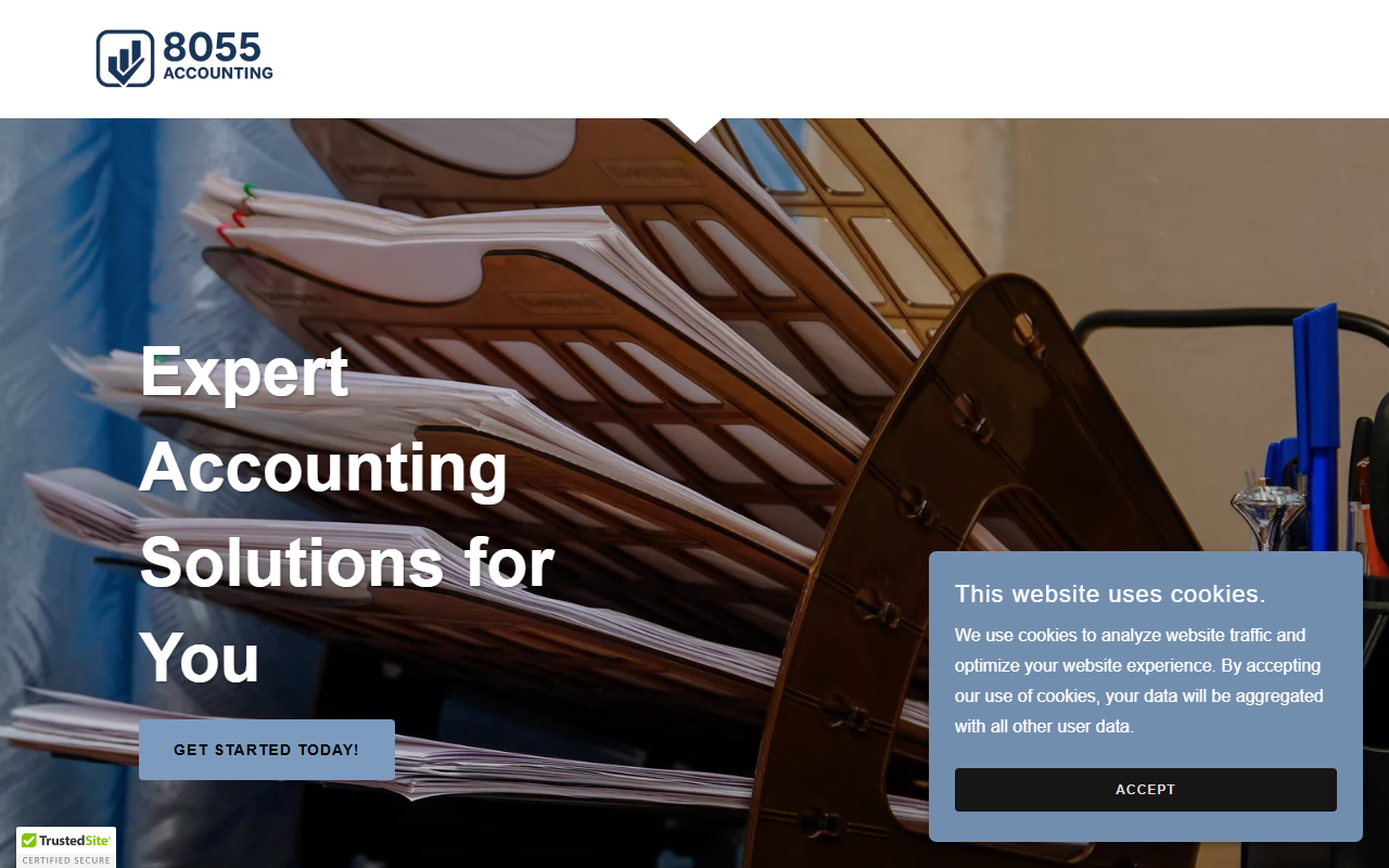 8055accounting.com screenshot