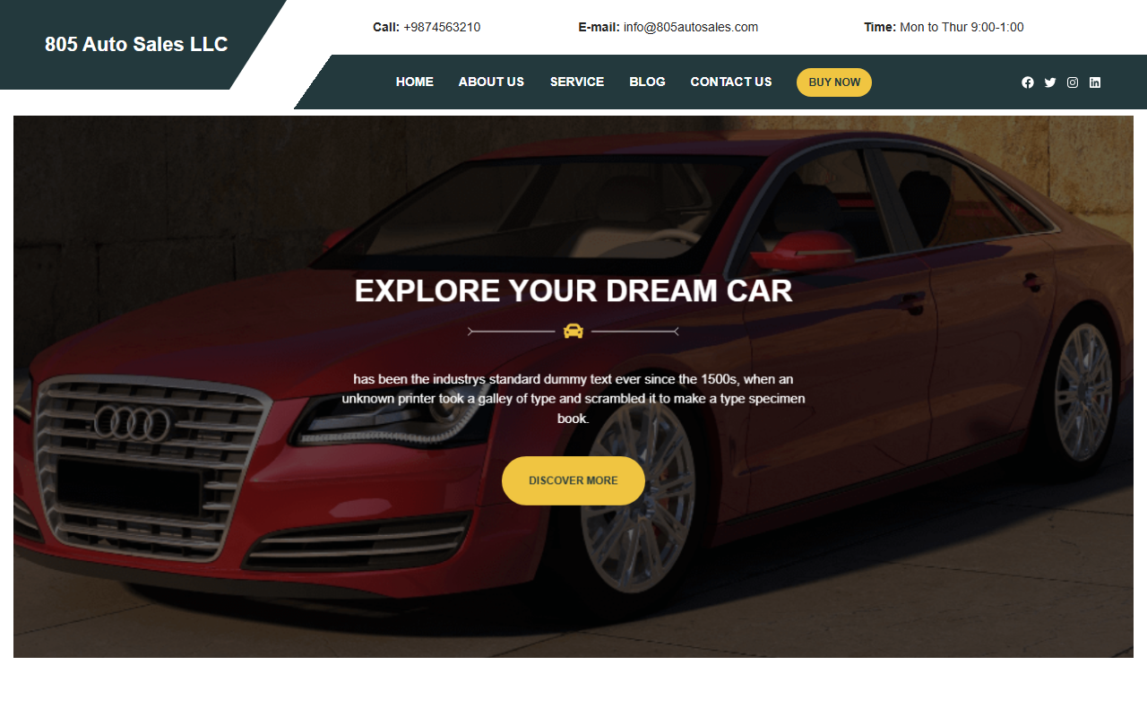 805autosales.com screenshot