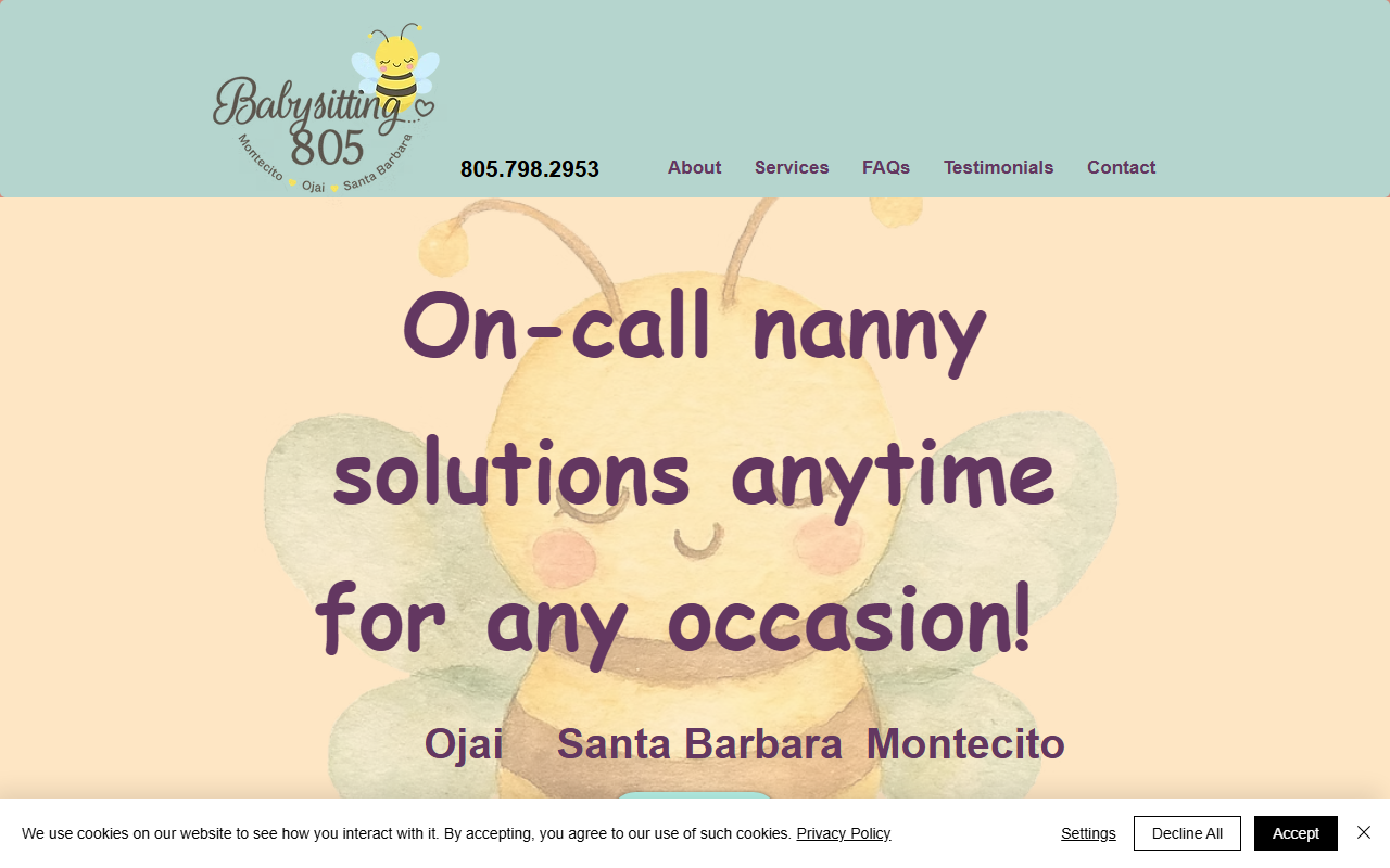 805babysitting.com screenshot