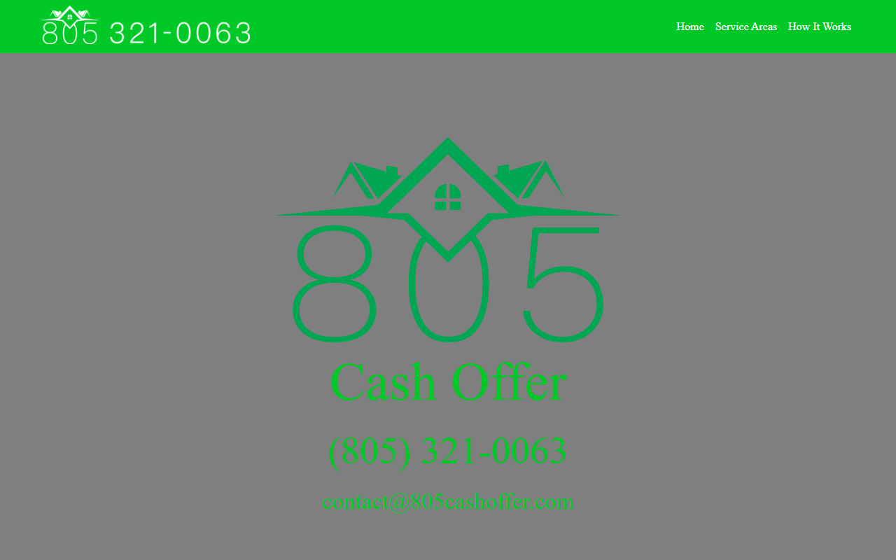 805cashoffer.com screenshot