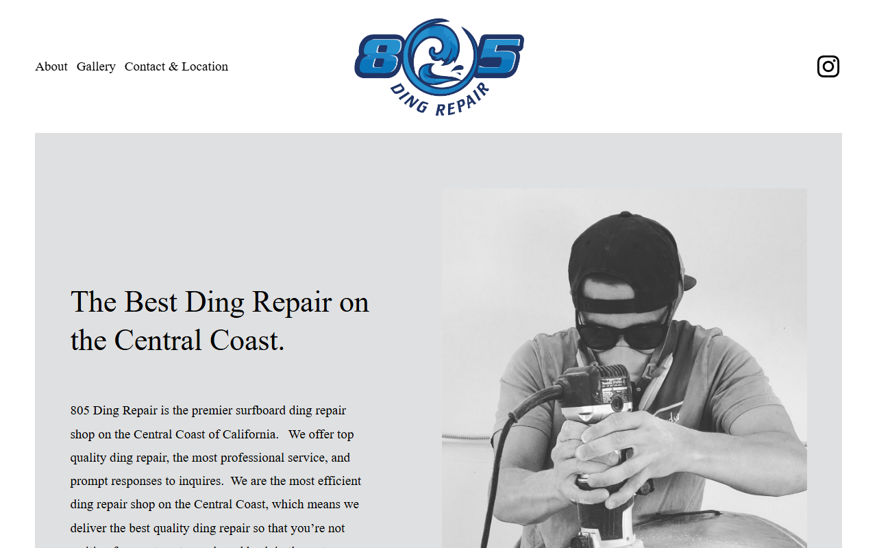 805dingrepair.com screenshot