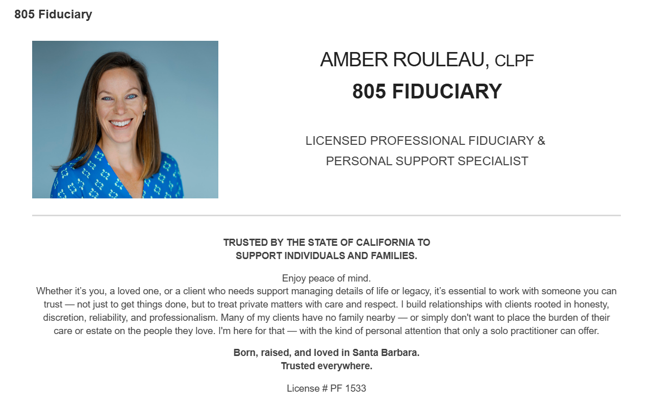 805fiduciary.com screenshot