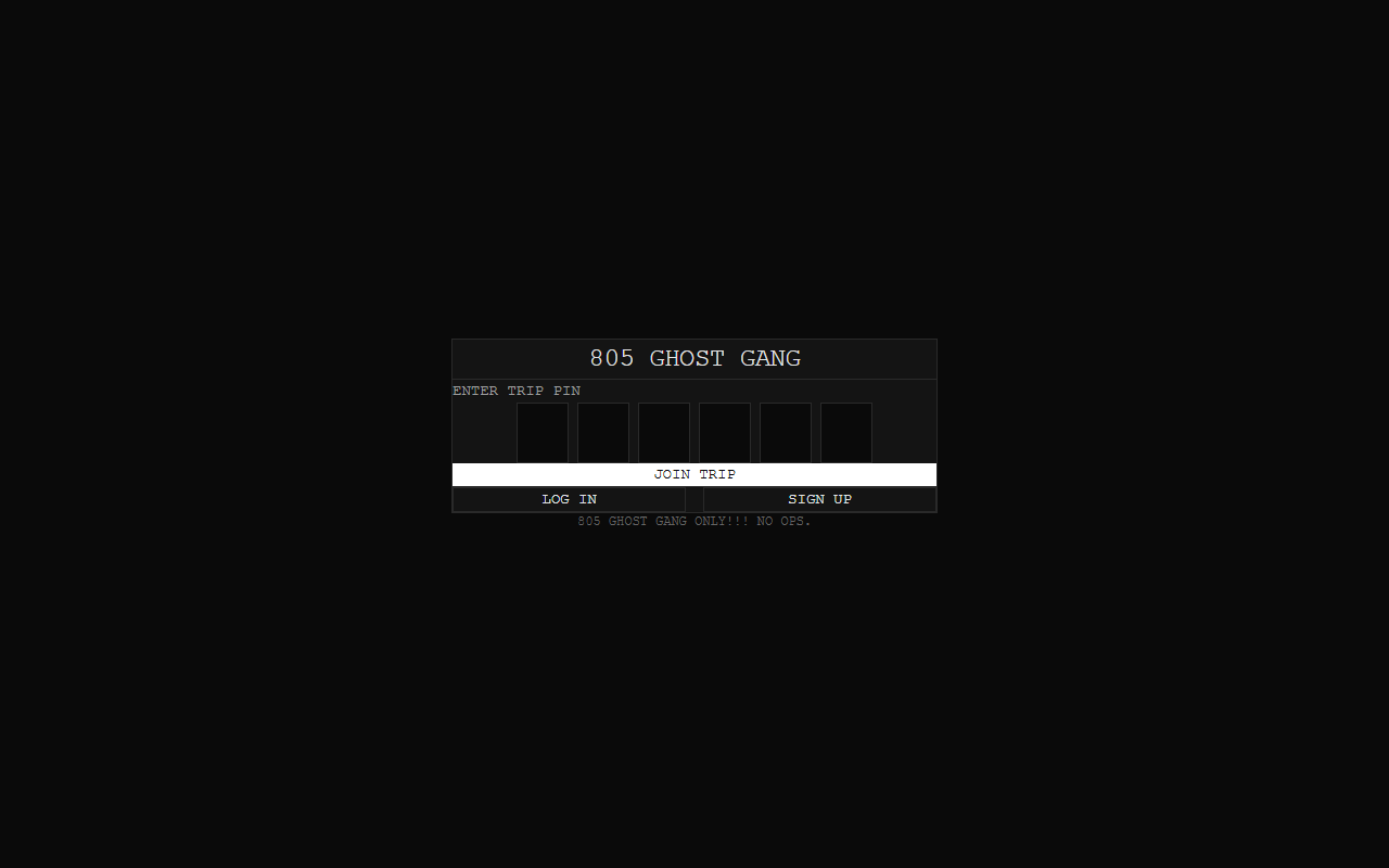 805ghostgang.com screenshot