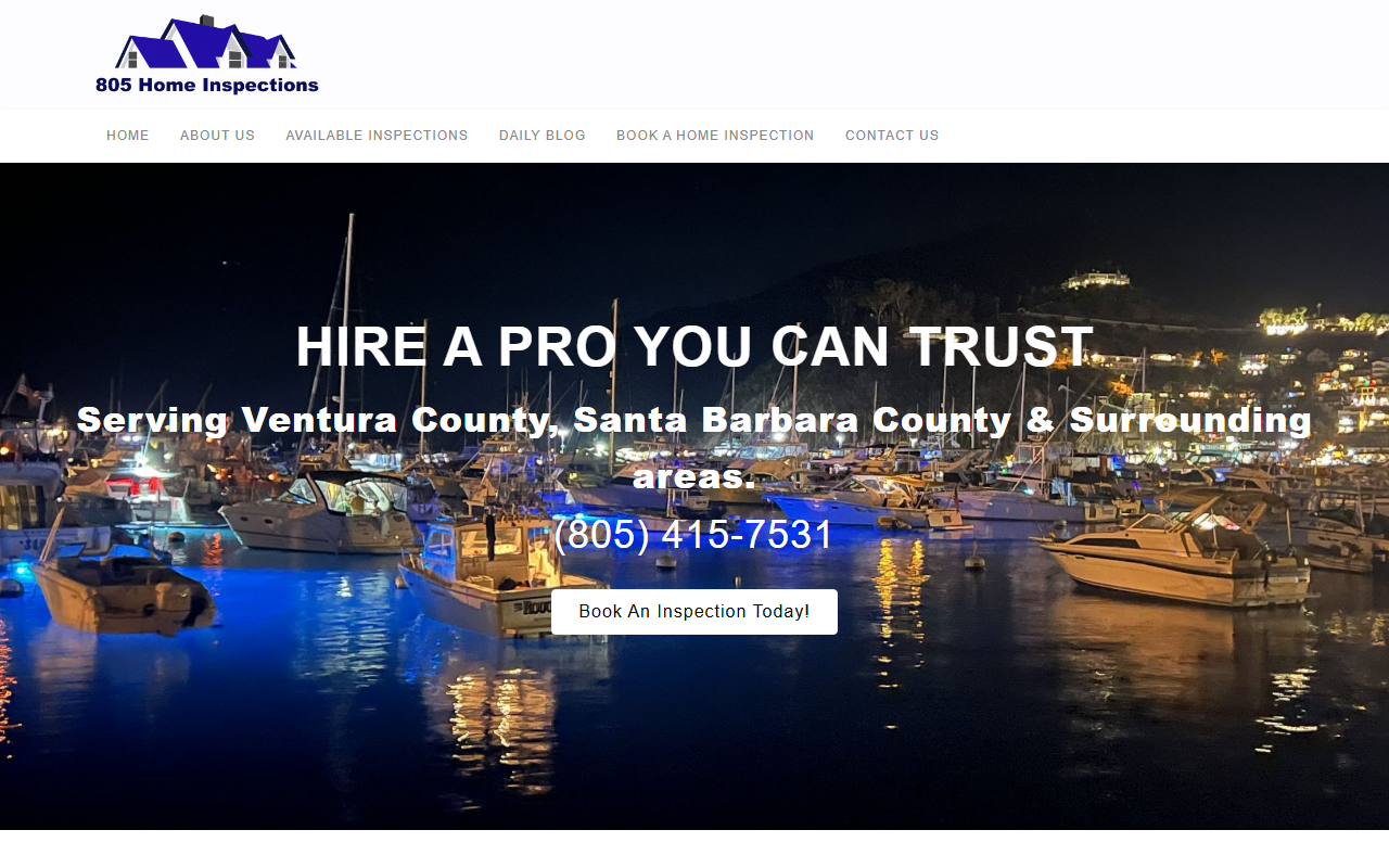 805homeinspector.com screenshot