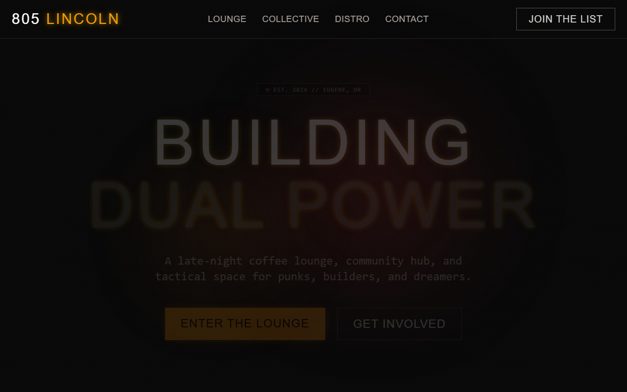 805lincoln.com screenshot