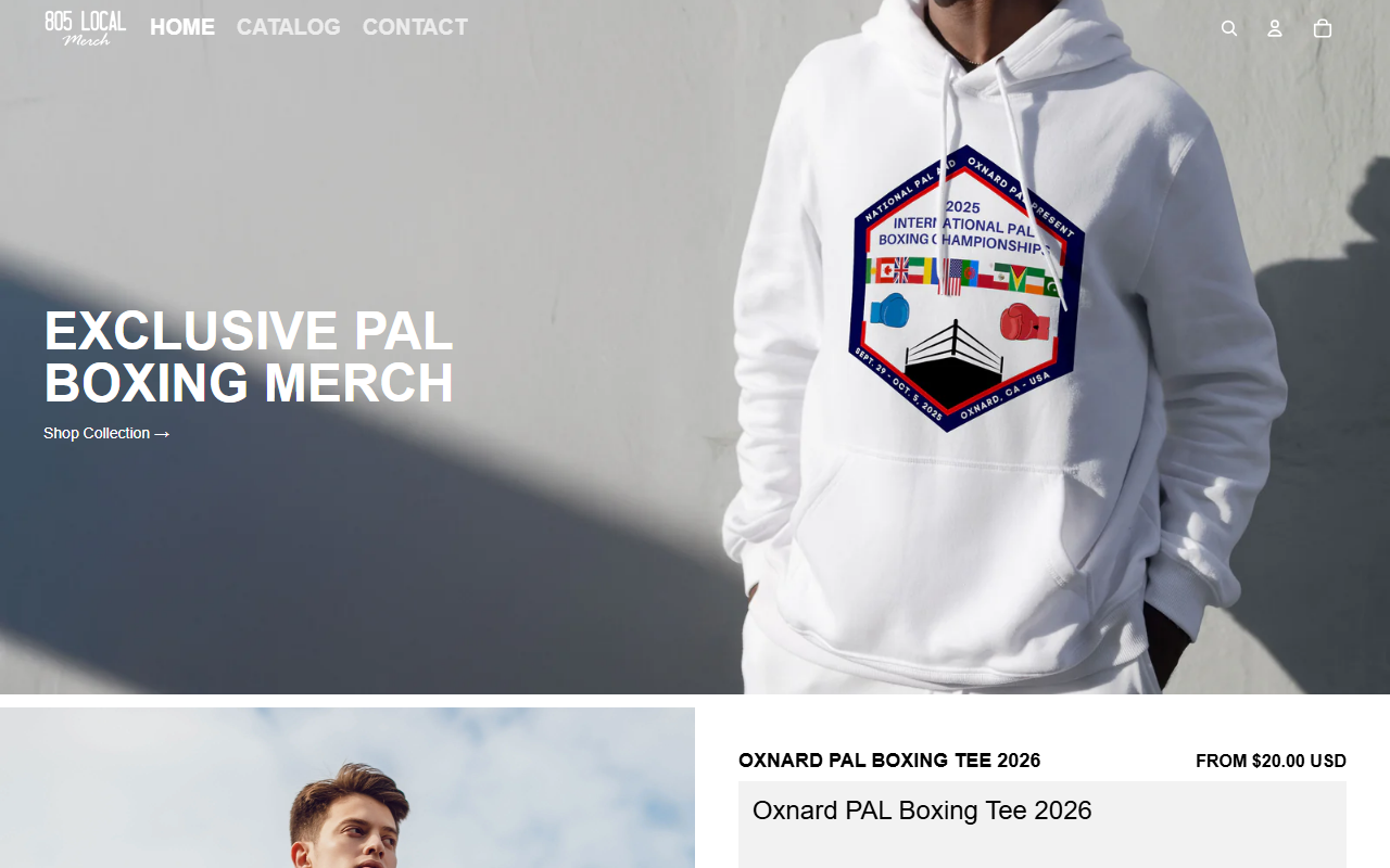 805localmerch.com screenshot