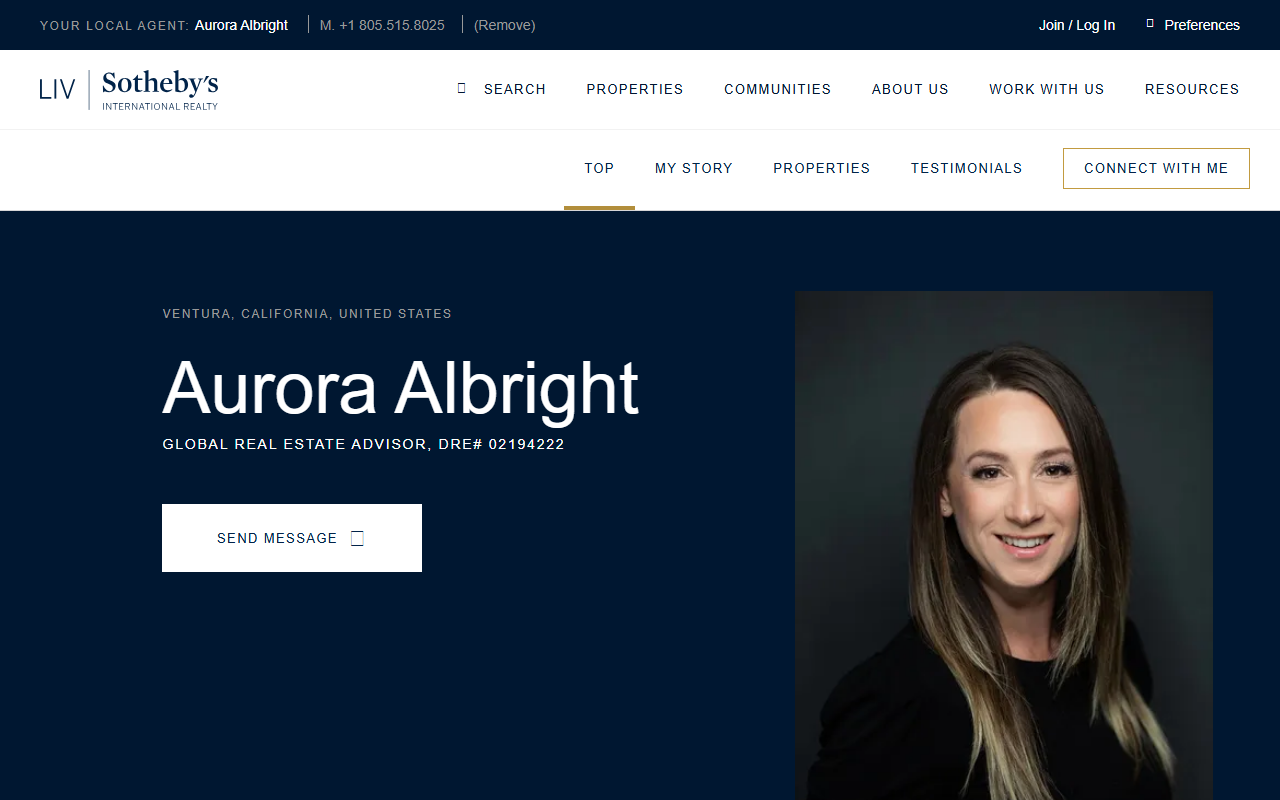 805luxuryhomes.com screenshot