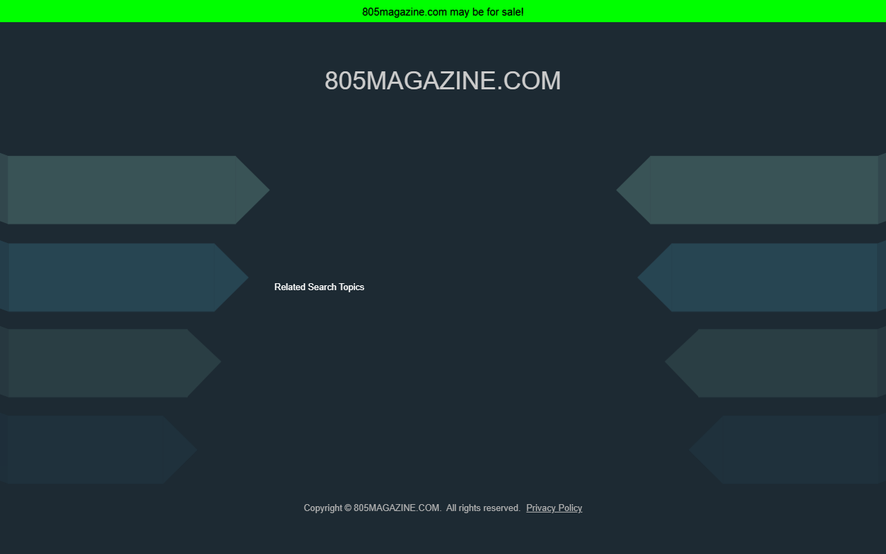 805magazine.com screenshot