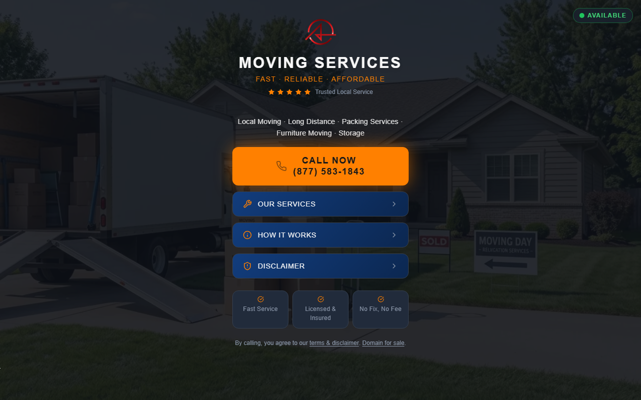 805movingsupply.com screenshot