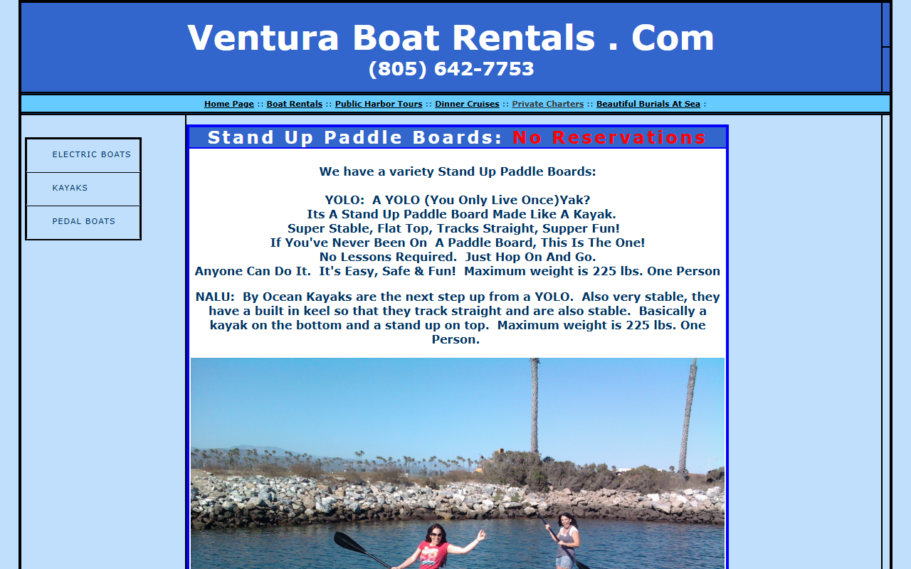 805paddleboards.com screenshot