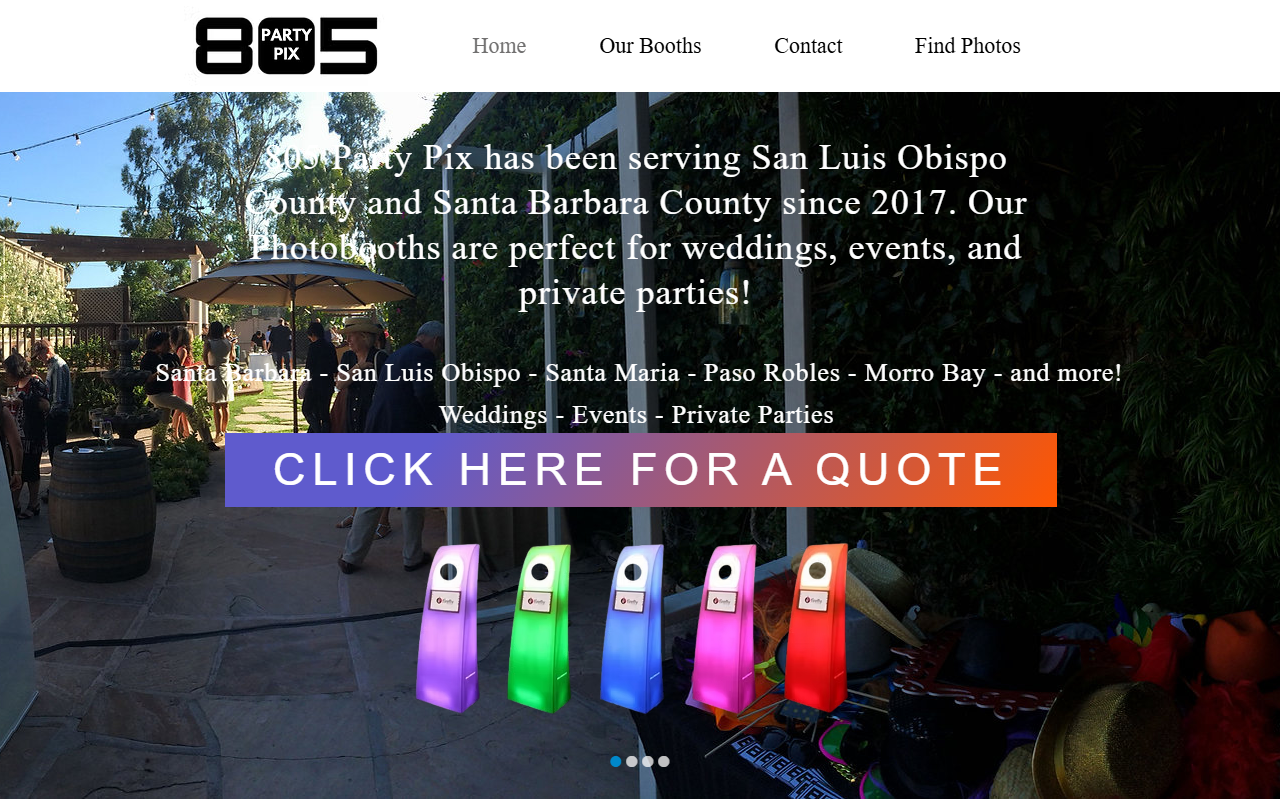 805partypix.com screenshot