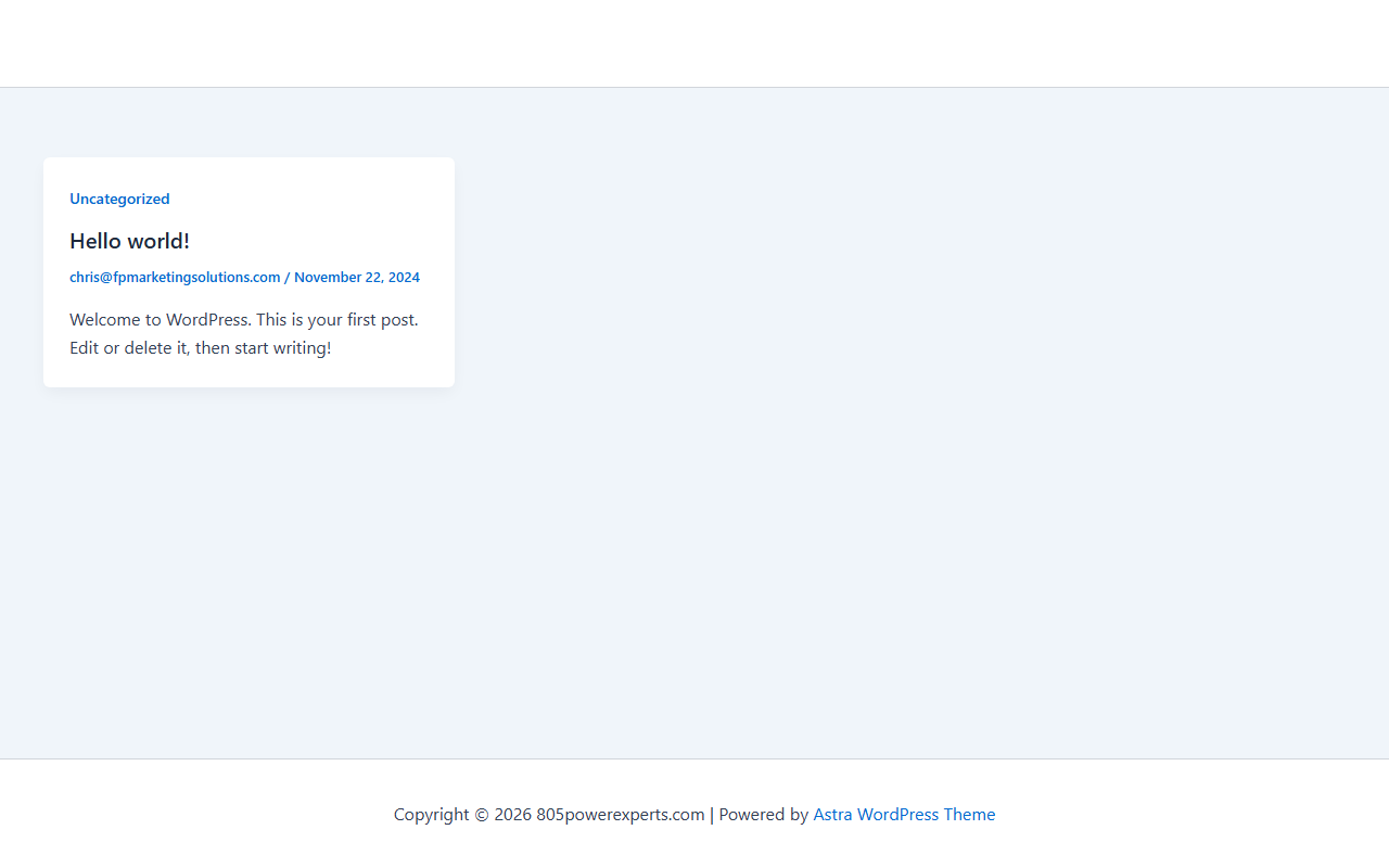 805powerexperts.com screenshot