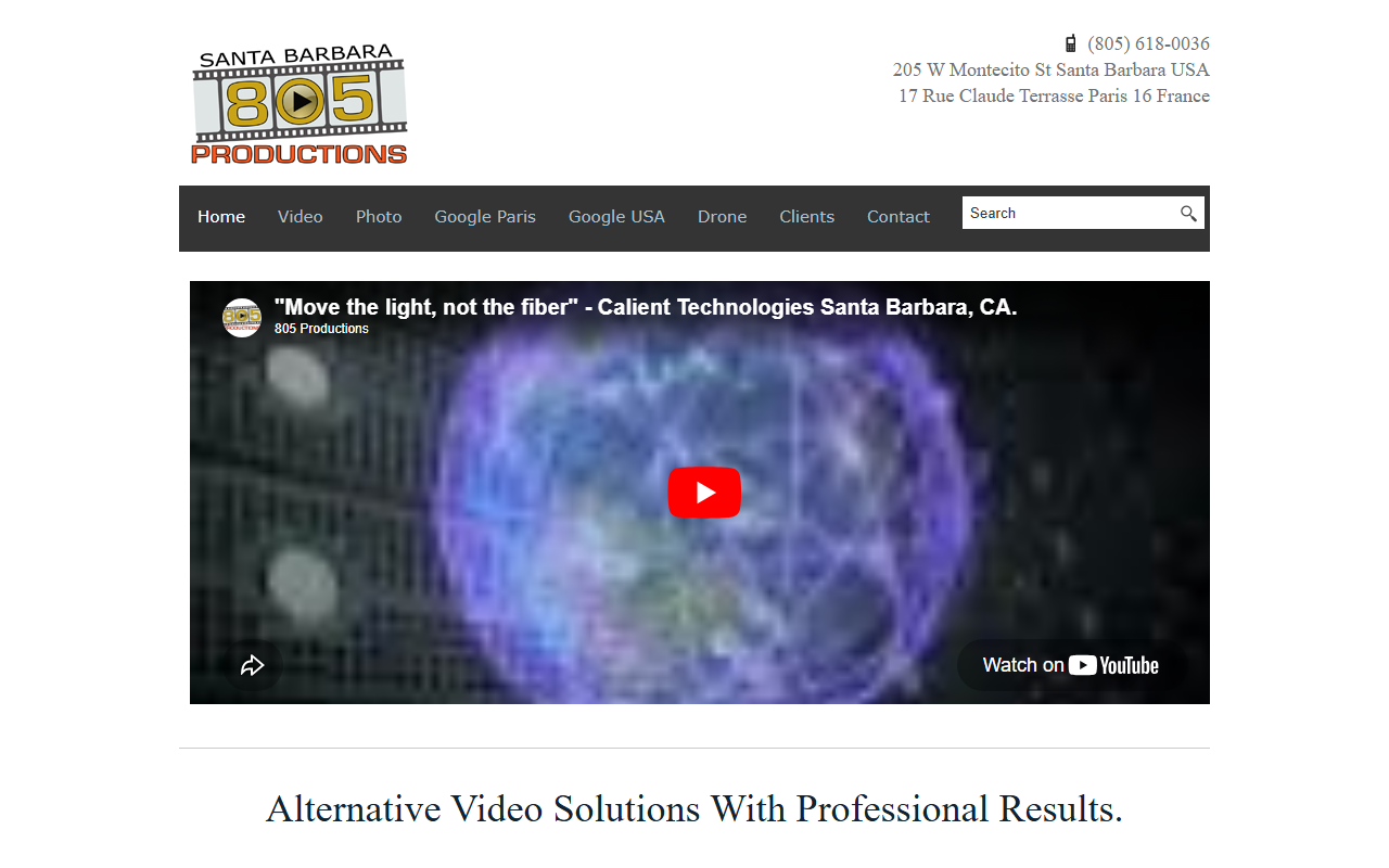805productions.com screenshot