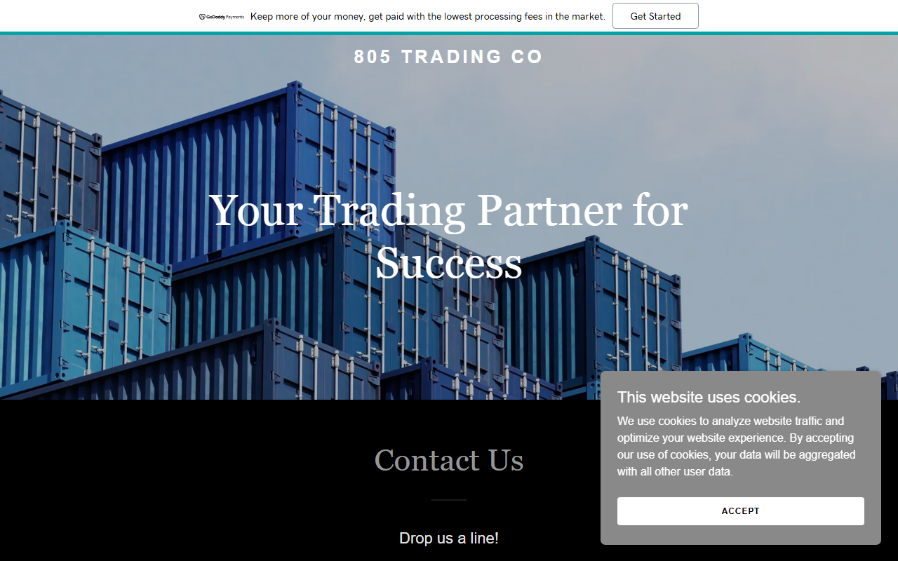 805tradingco.com screenshot
