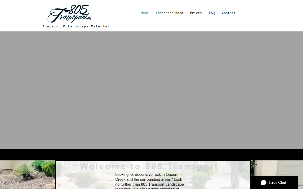 805transport.com screenshot