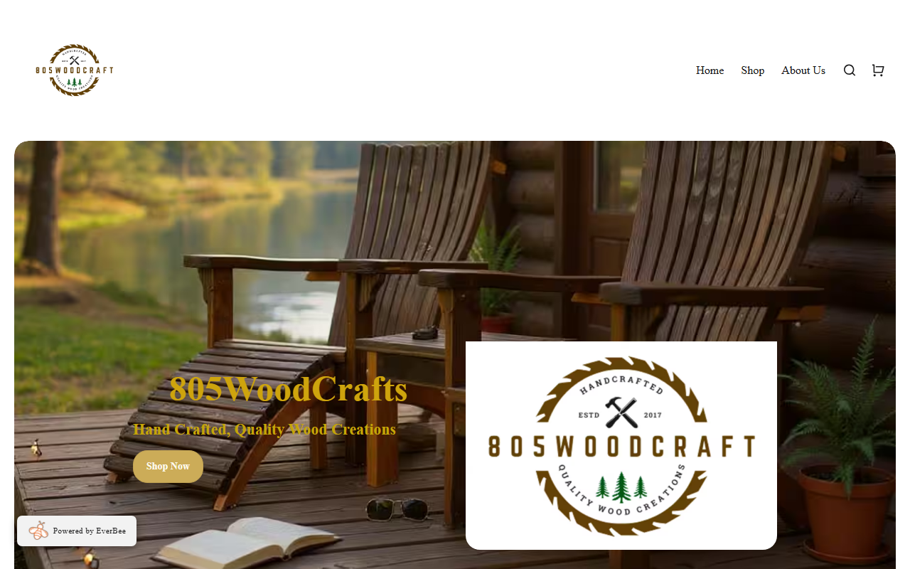 805woodcrafts.com screenshot