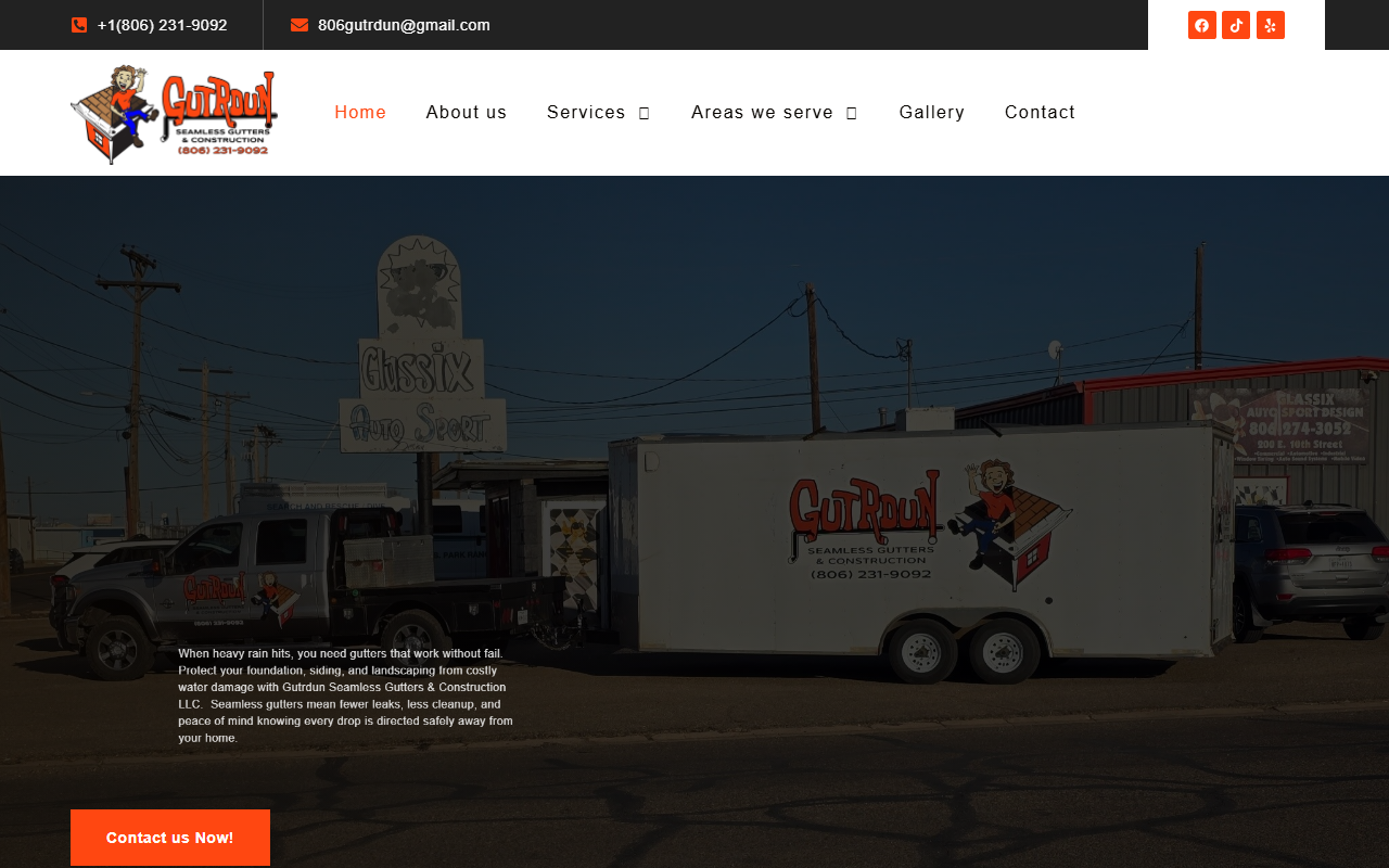 806-gutrdun.com screenshot