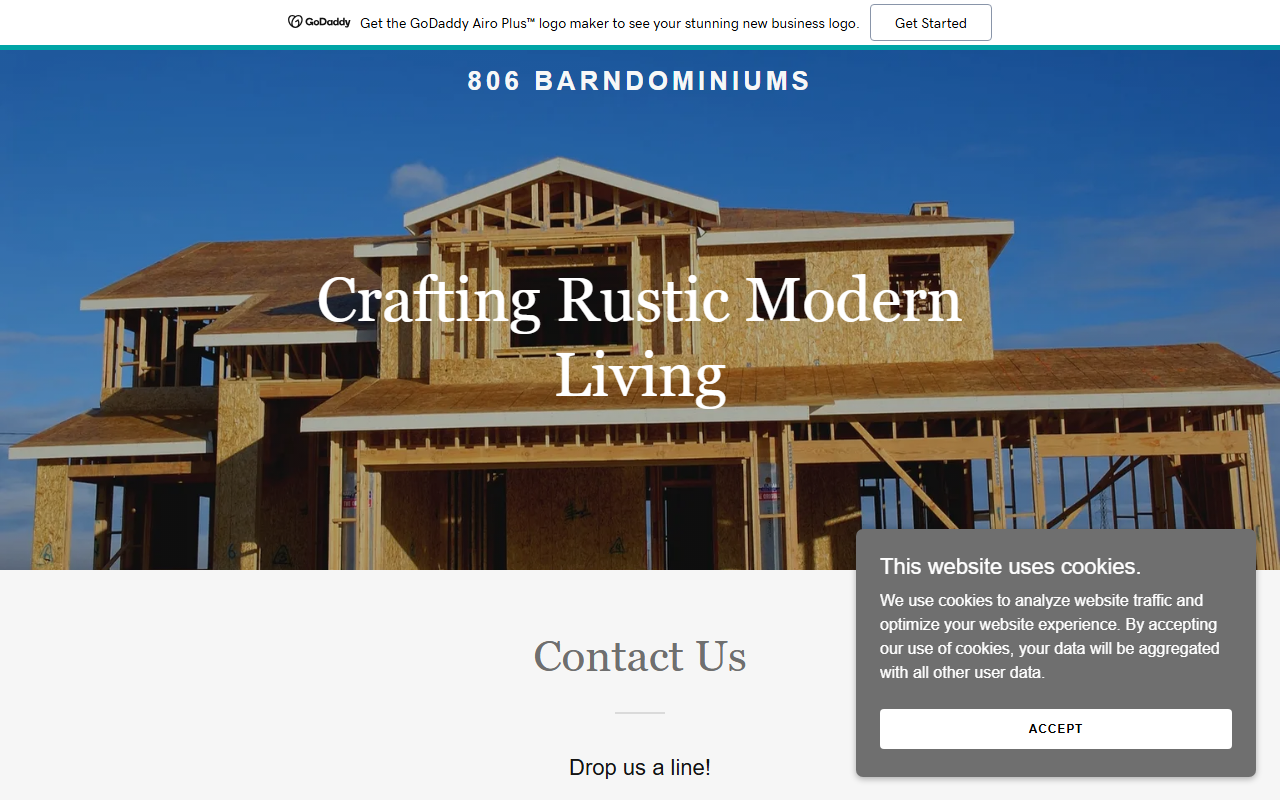 806barndominiums.com screenshot
