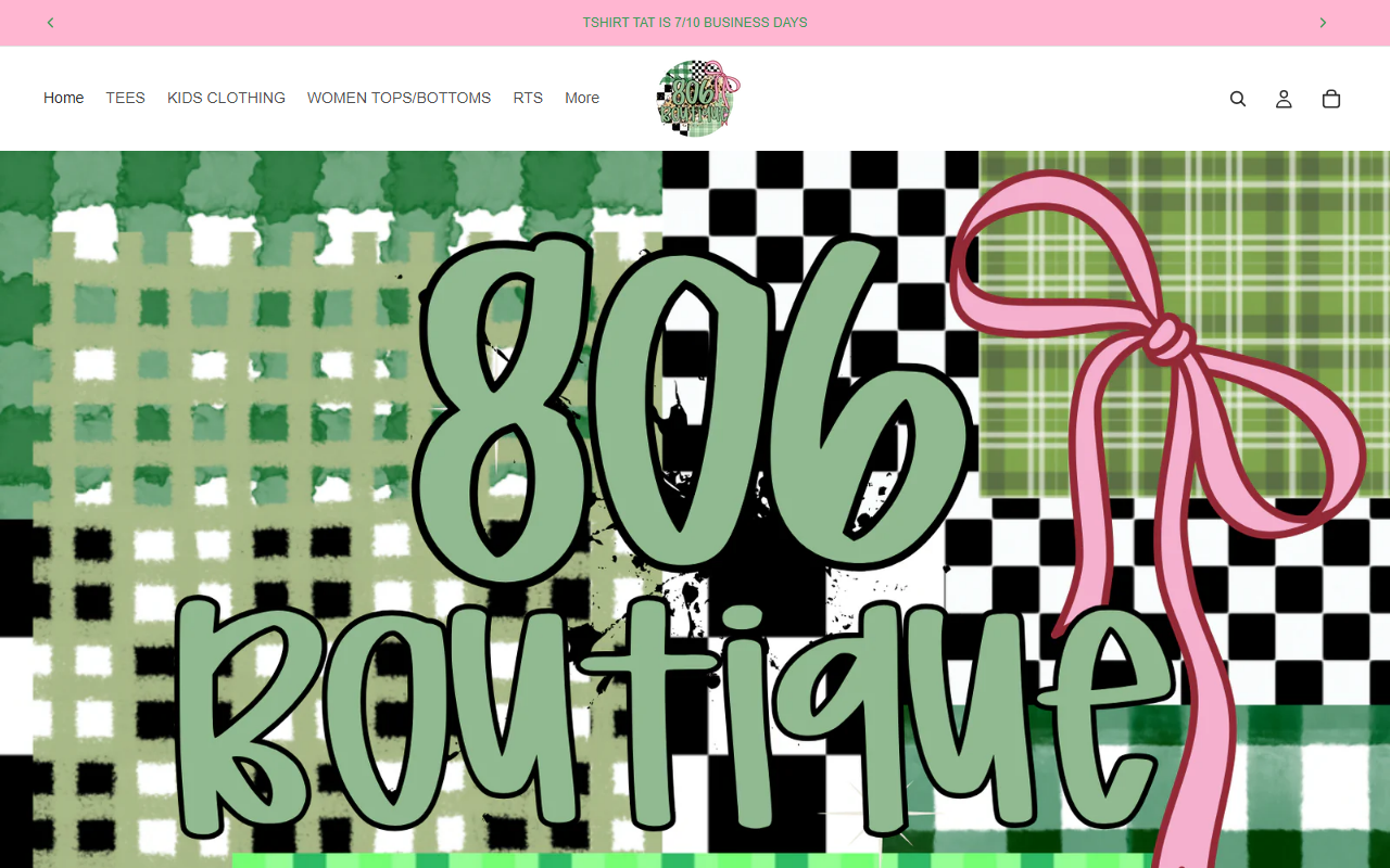 806boutique.com screenshot