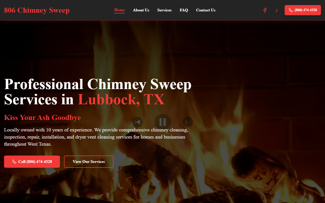 806chimney.com screenshot