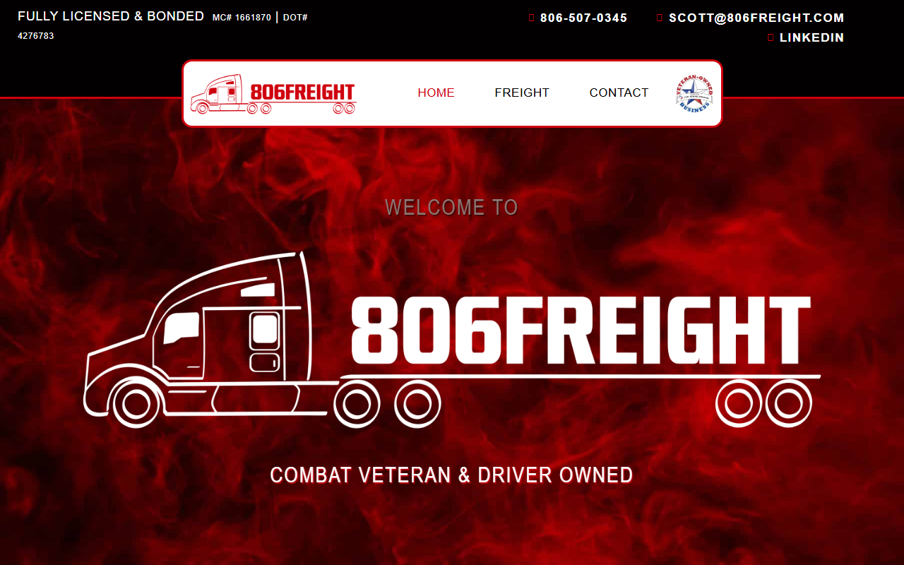 806freight.com screenshot