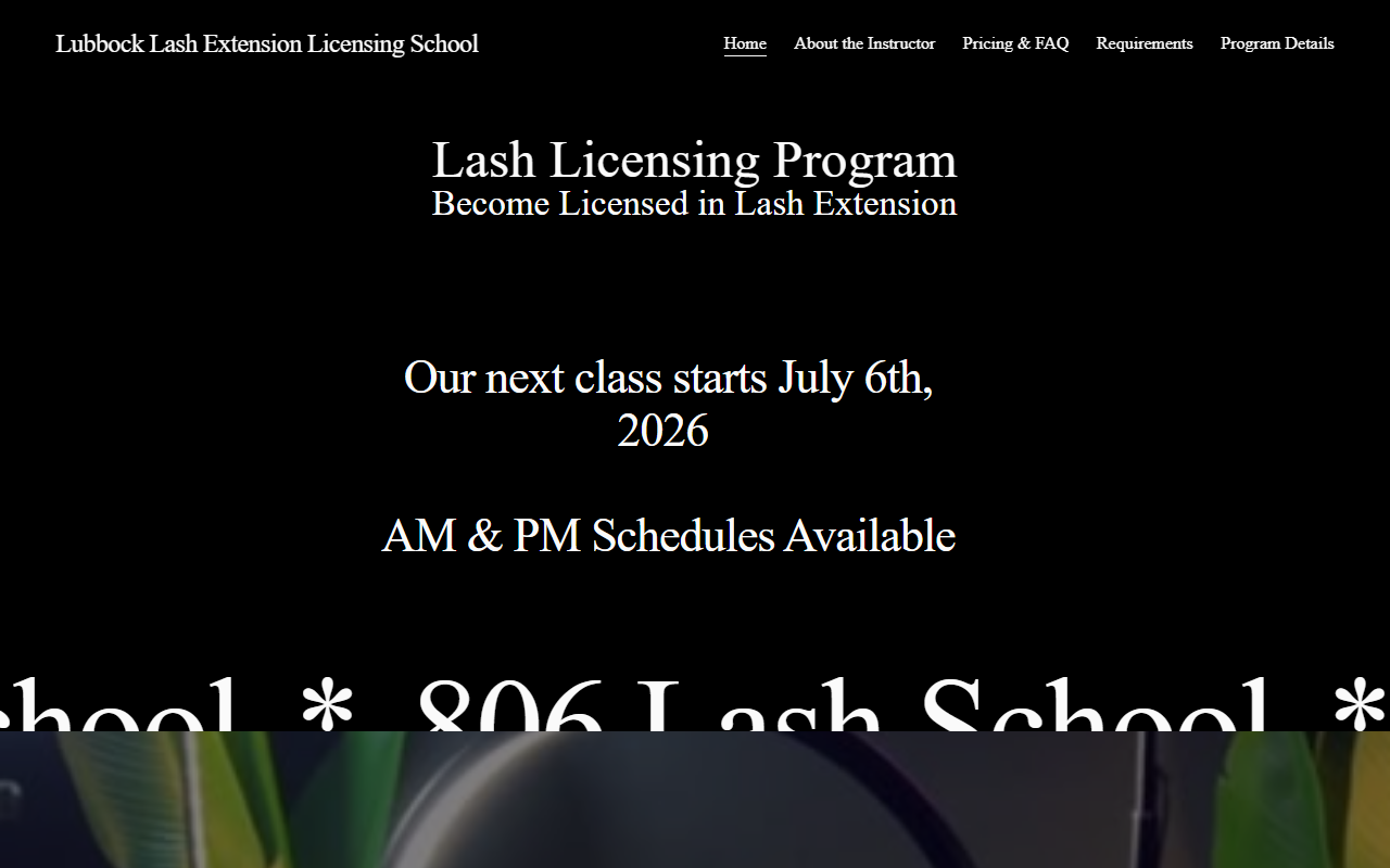 806lashschools.com screenshot