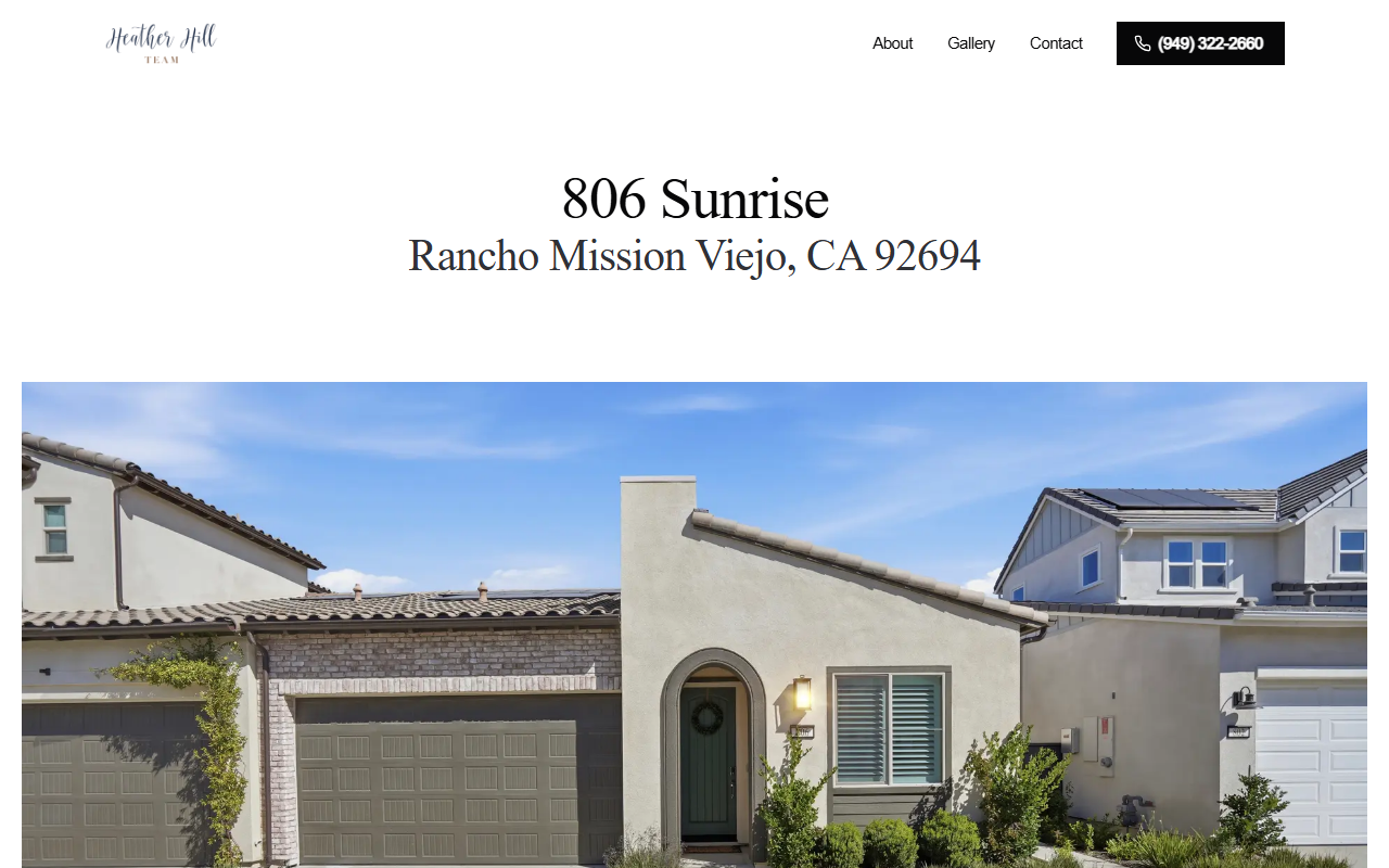806sunrise.com screenshot