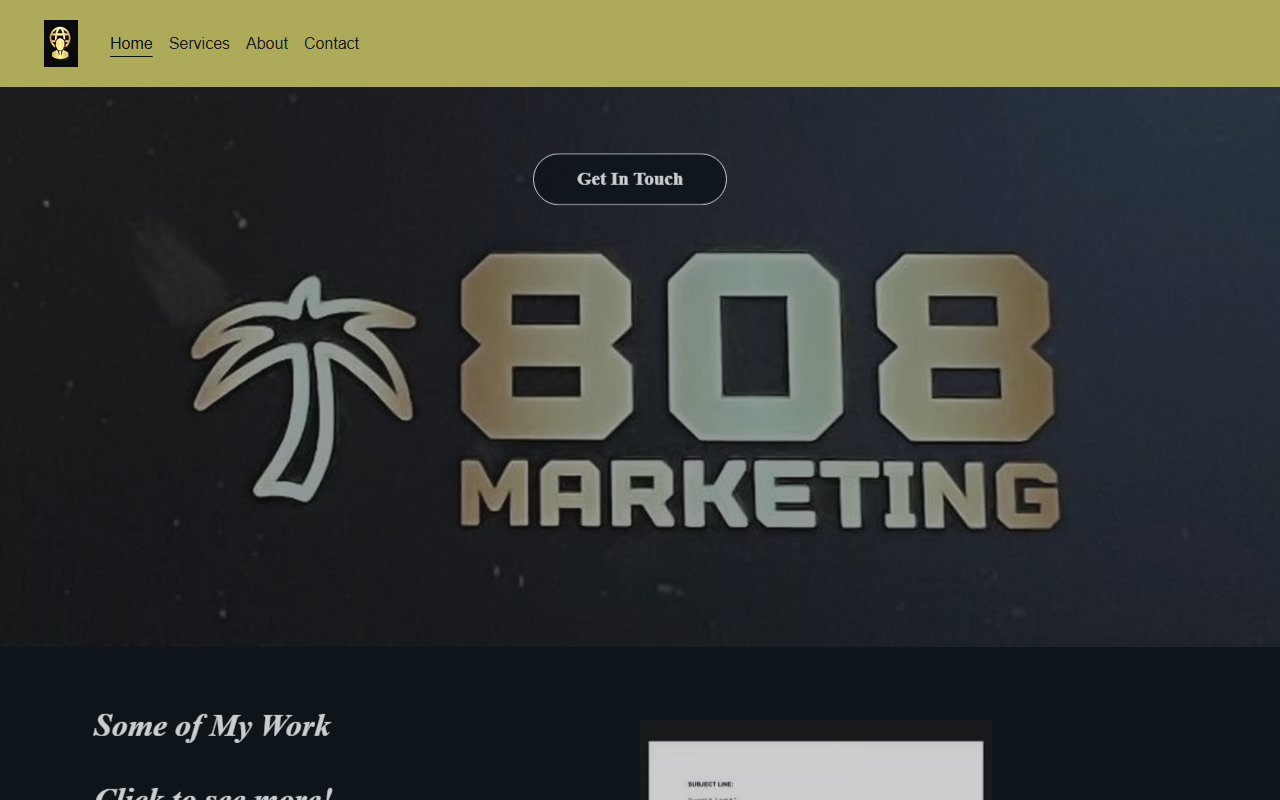 808-marketing.com screenshot