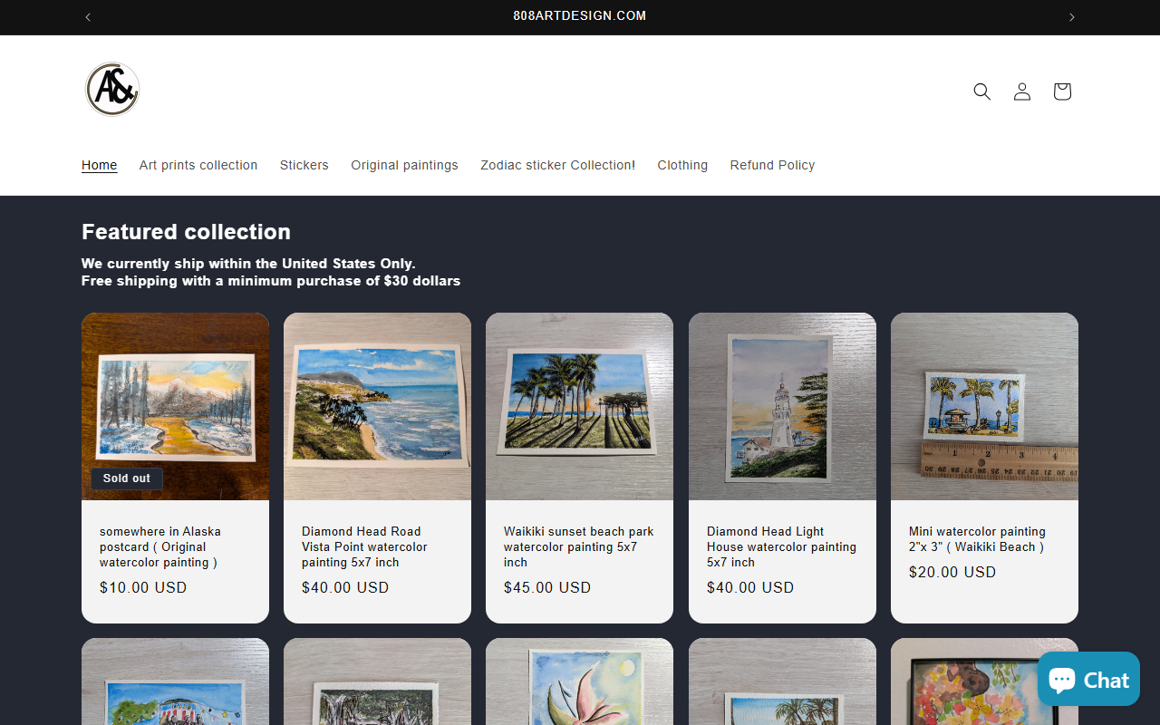 808artdesign.com screenshot