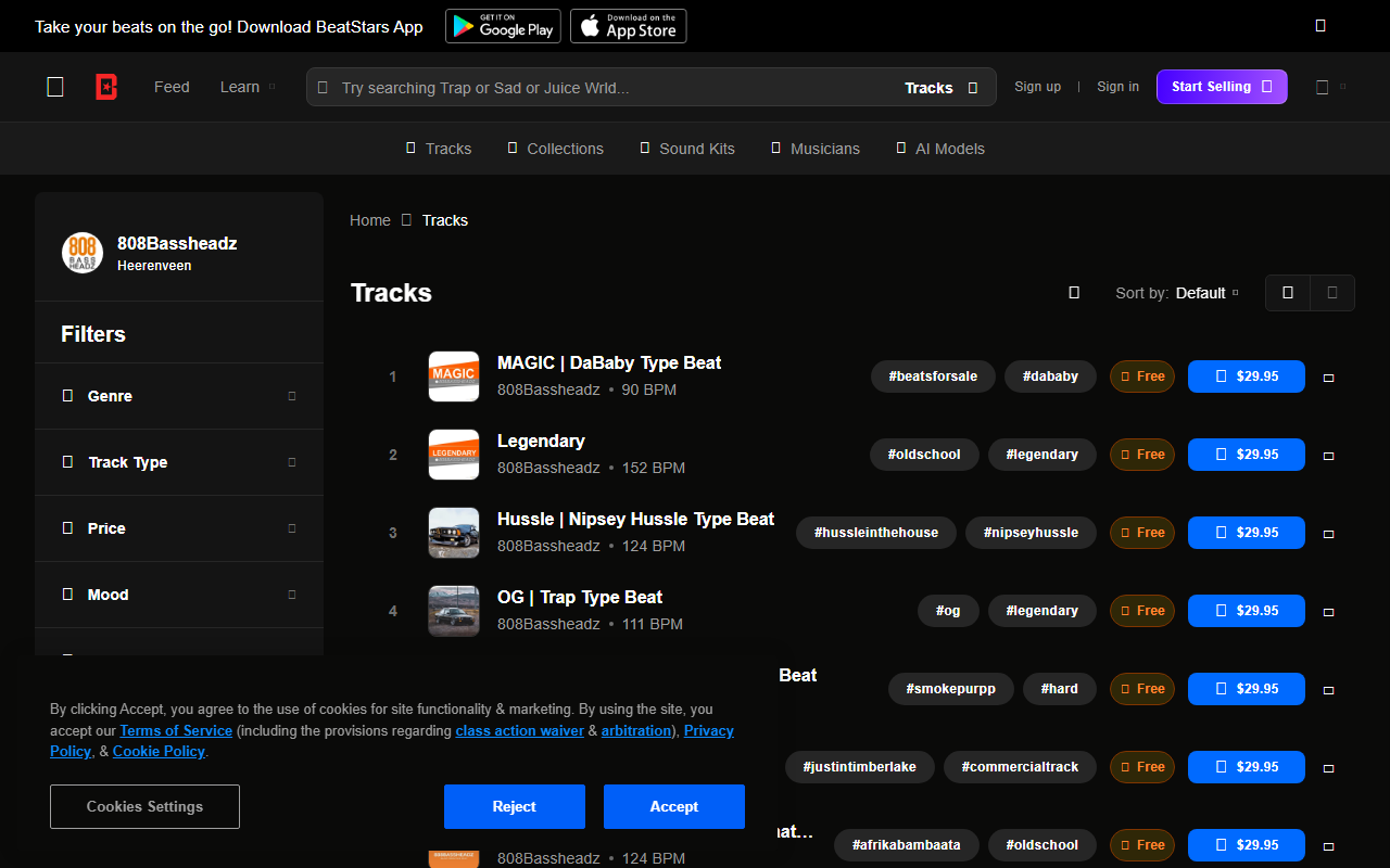 808bassheadz.com screenshot