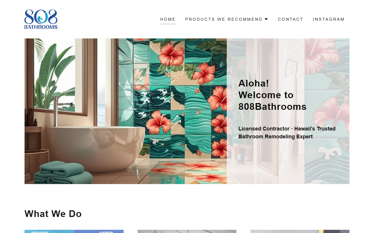 808bathrooms.com screenshot