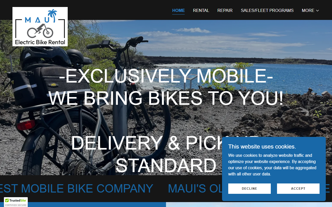 808bikedelivery.com screenshot