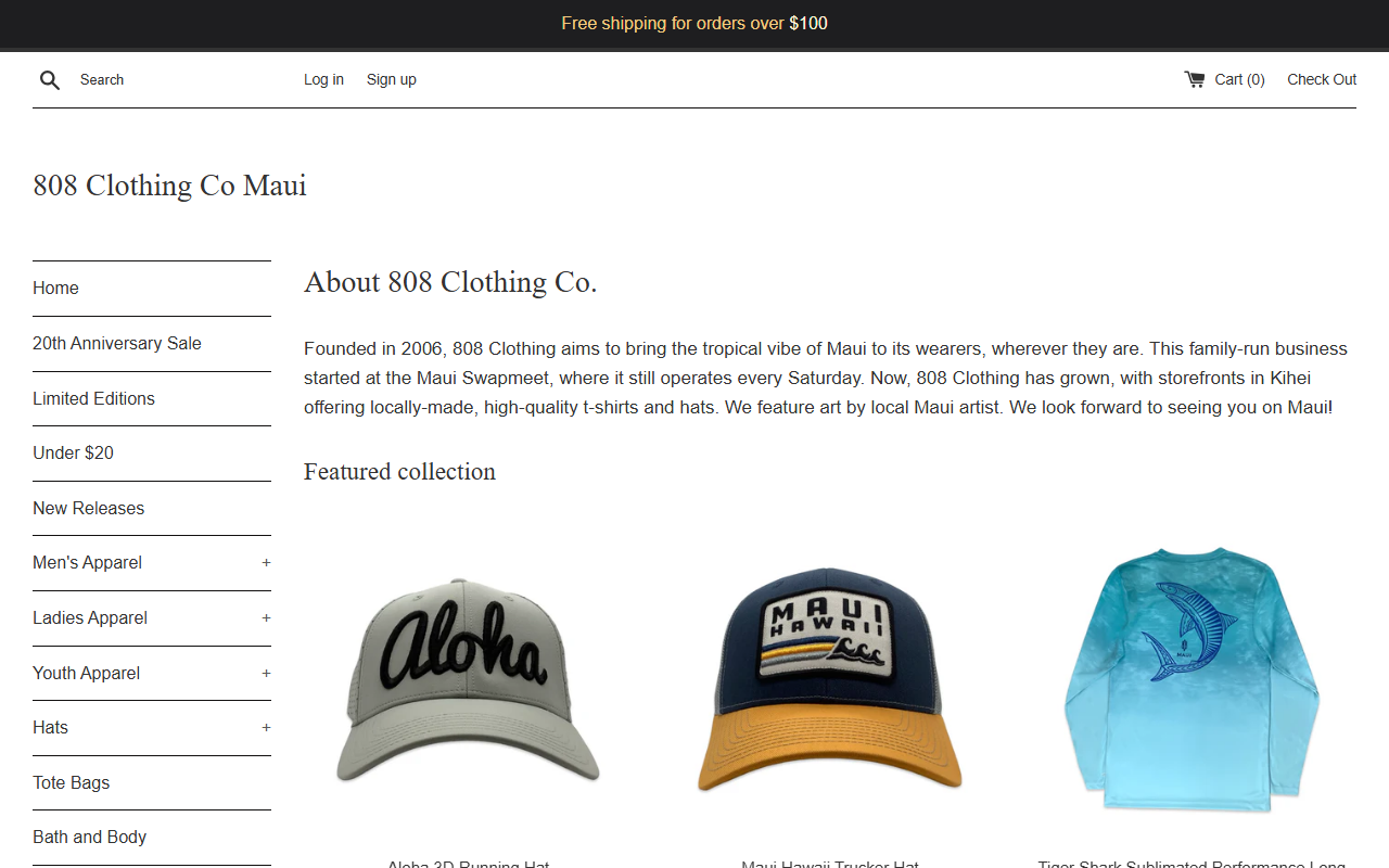 808clothing.com screenshot