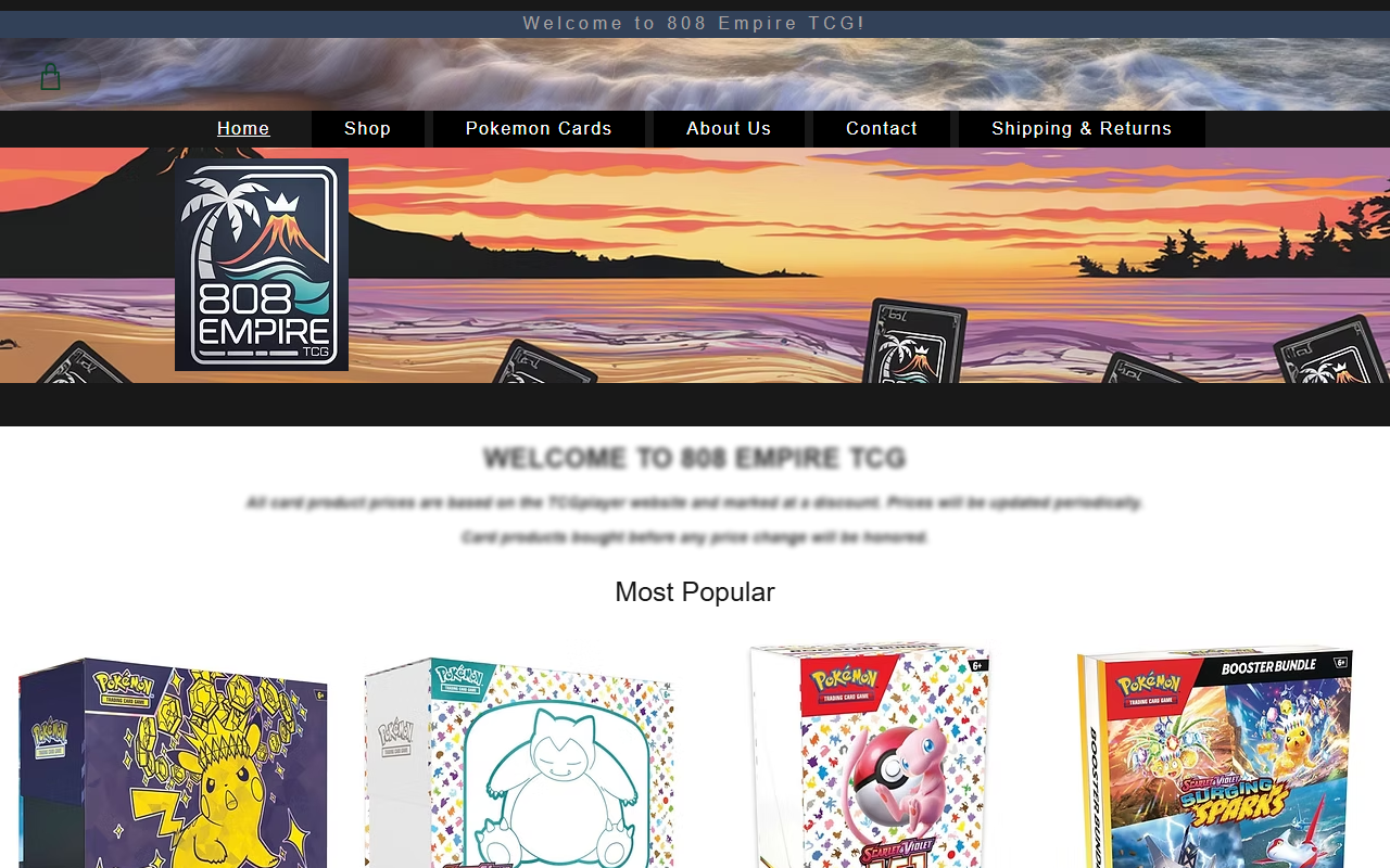 808empiretcg.com screenshot