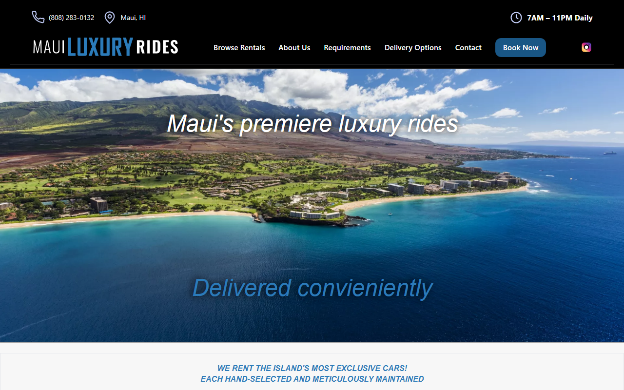 808exoticrentals.com screenshot