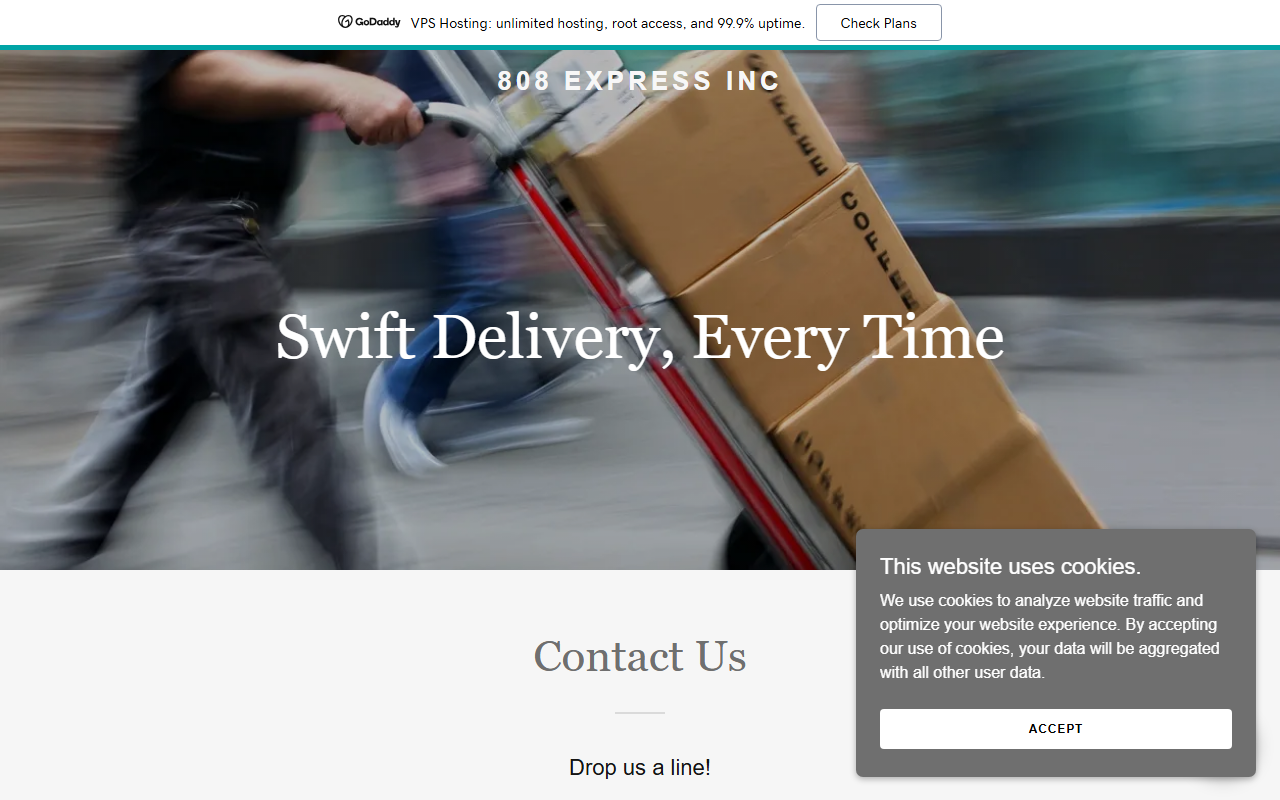 808expressinc.com screenshot