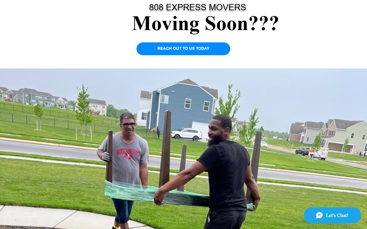 808expressmovers.com screenshot