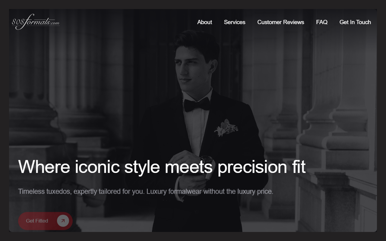 808formals.com screenshot