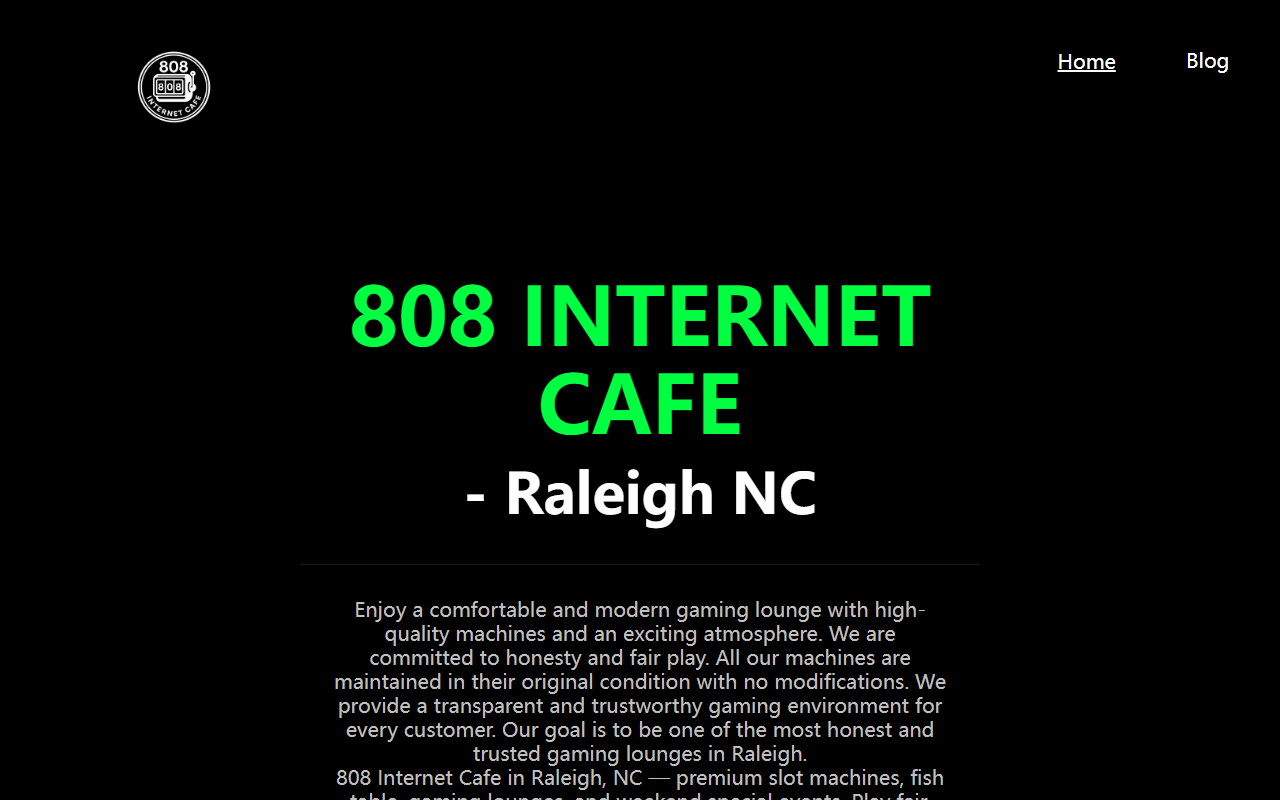 808internetcafe.com screenshot