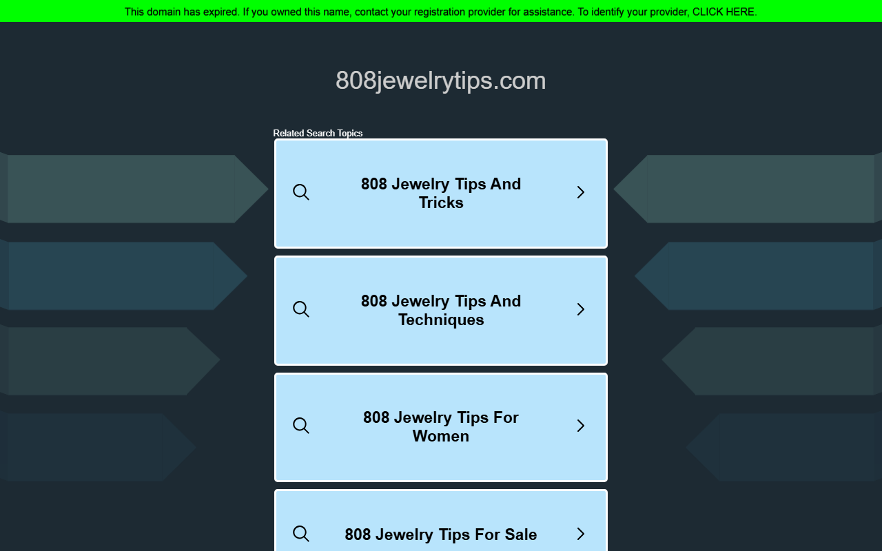 808jewelrytips.com screenshot