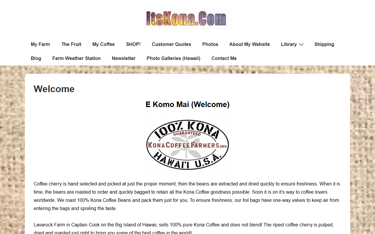 808konacoffee.com screenshot