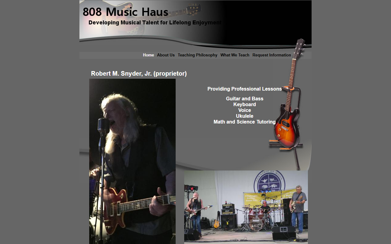 808musichaus.com screenshot