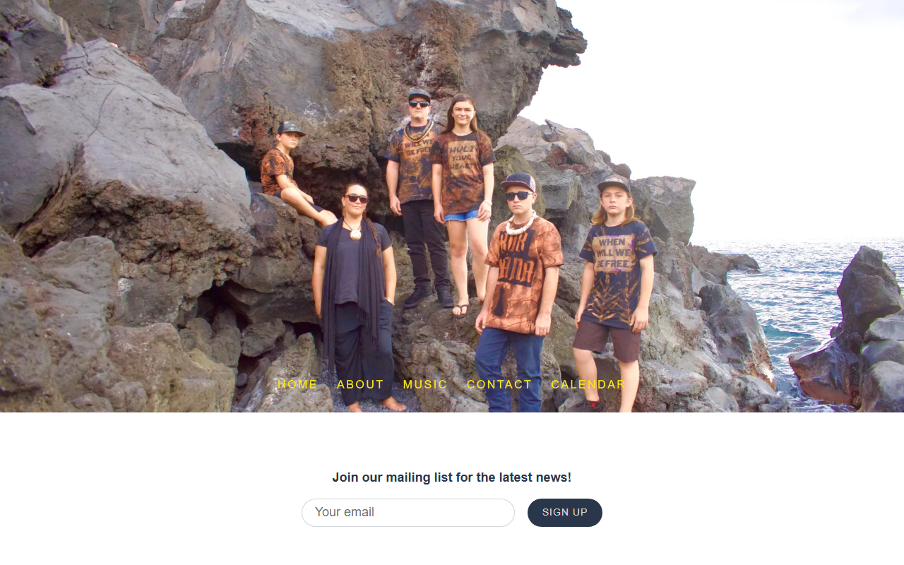808ohanamusic.com screenshot