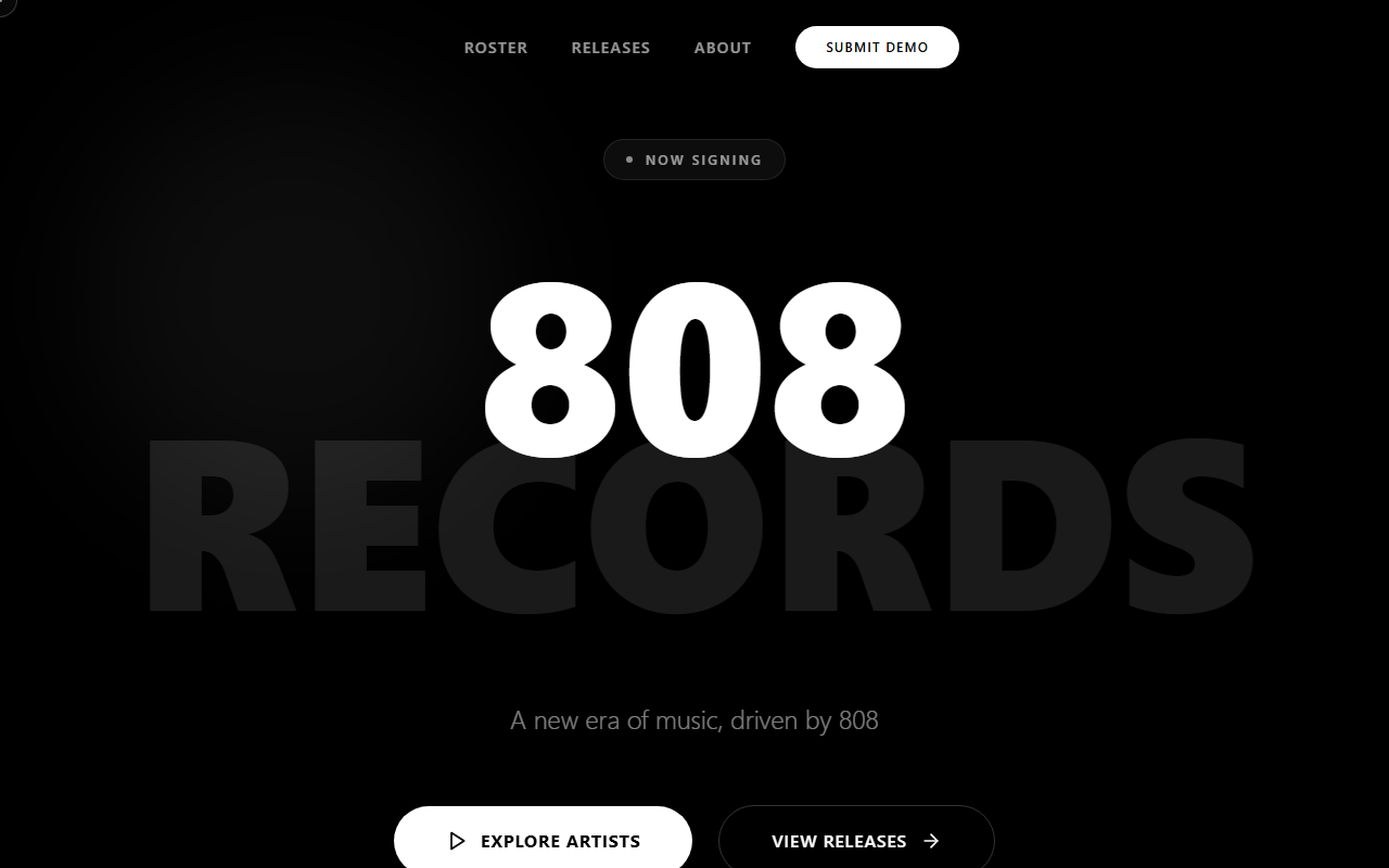 808records.com screenshot