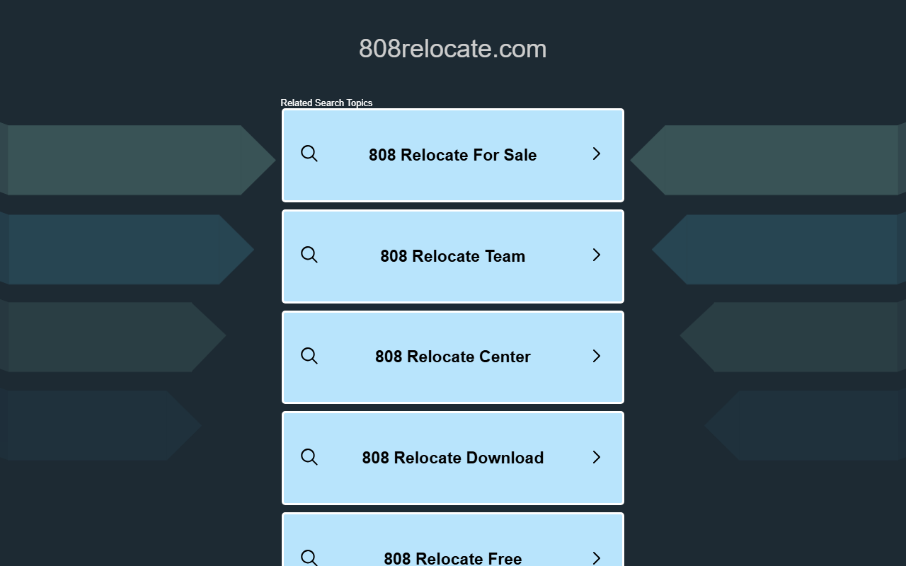 808relocate.com screenshot