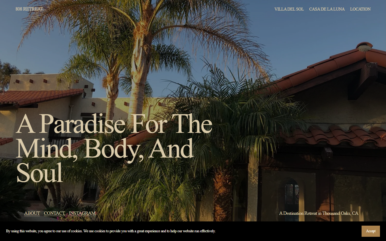 808retreat.com screenshot