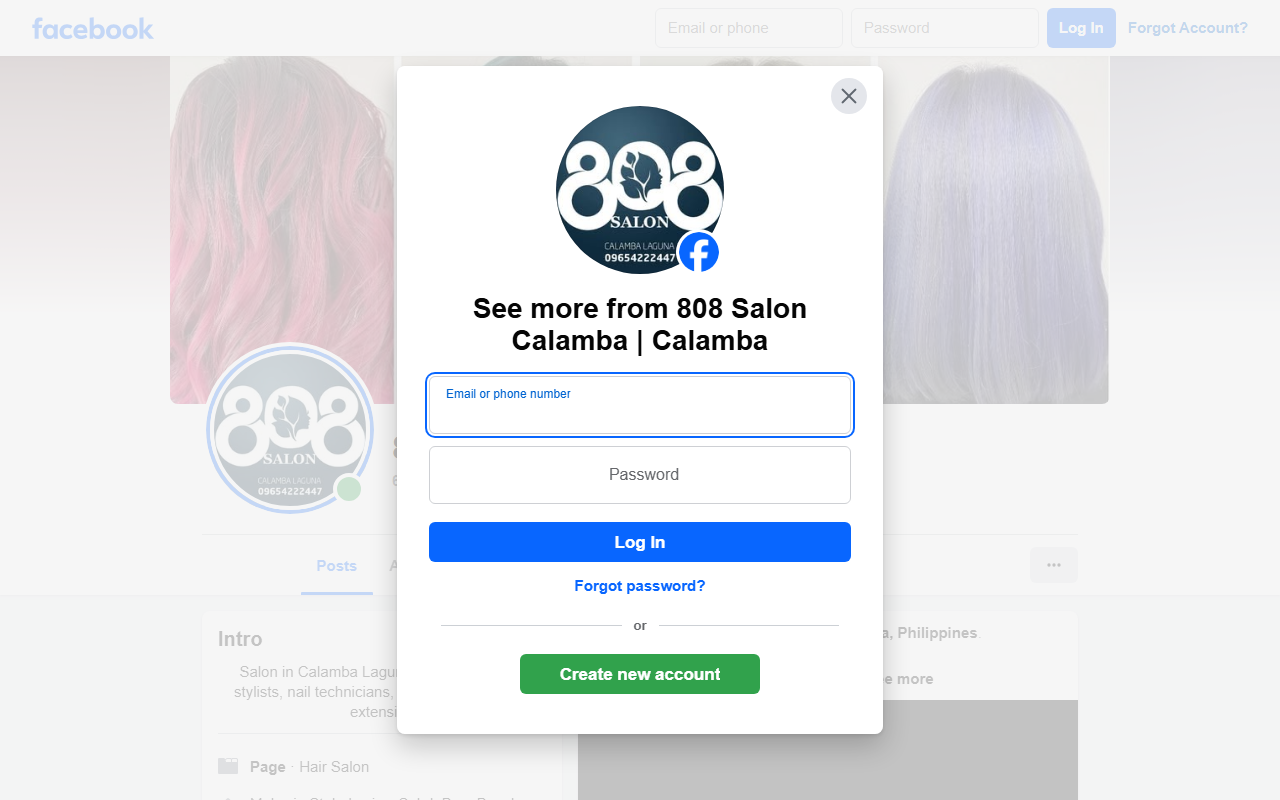 808saloncalamba.com screenshot