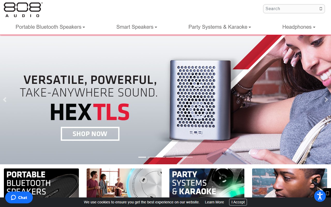 808speakers.com screenshot