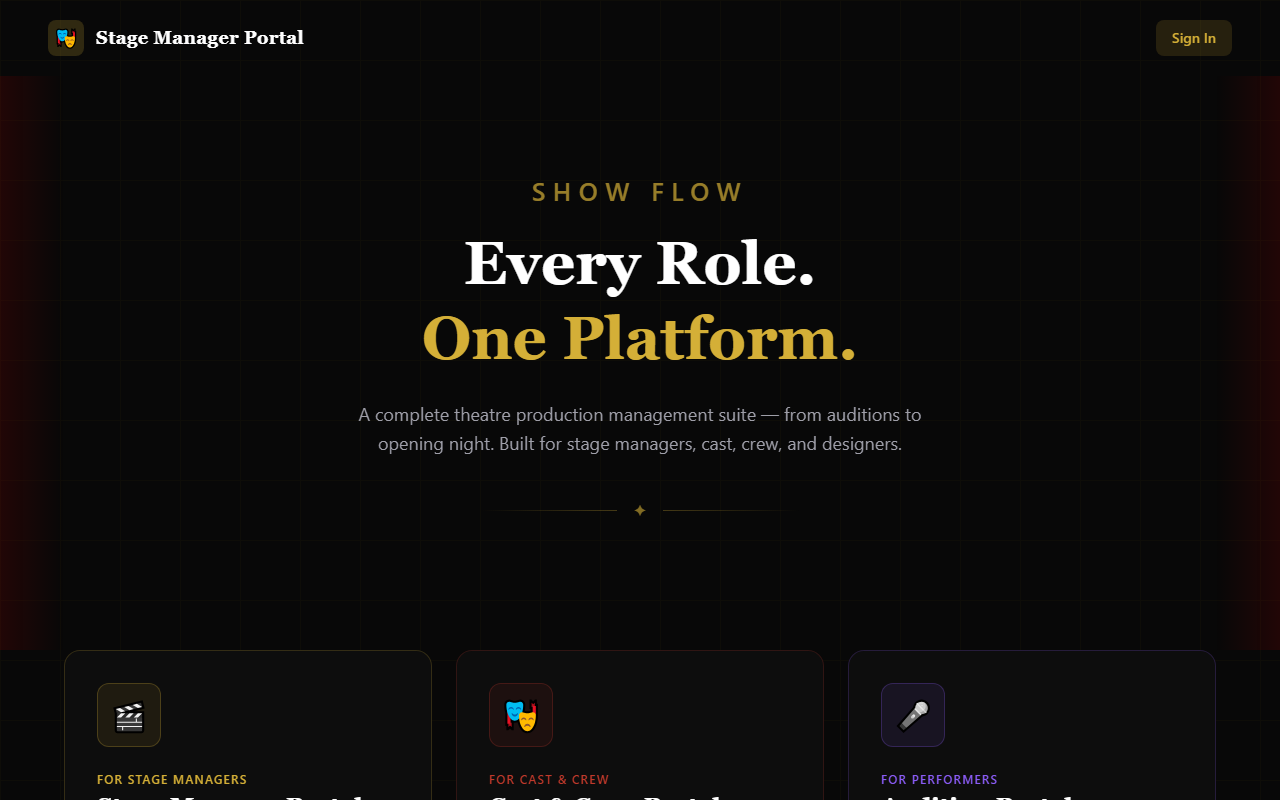 808stagemanager.com screenshot