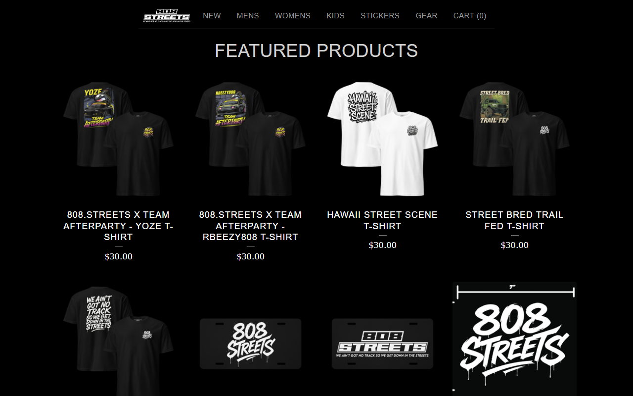 808streets.com screenshot